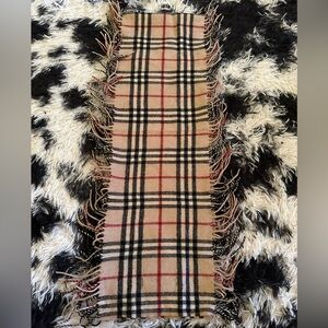 Vintage Burberry Cashmere Scarf